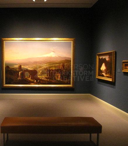 thomas cole journey of life. into the Thomas Cole Room