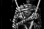 New Ink Art and Alphabeast: M is for Mummy