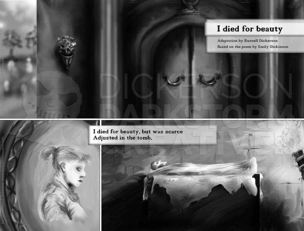 I Died For Beauty; art of russell dickerson