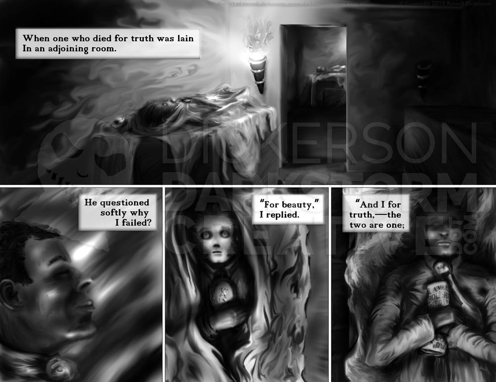 I Died For Beauty; art of russell dickerson